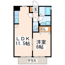 アルエット菊陽の物件間取画像